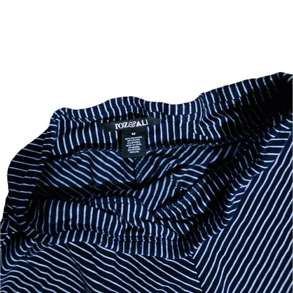 Women's ROZ & ALI Striped Skirt Medium - Picture 2 of 5